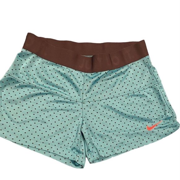 Nike Running Shorts Size Small Polka Dot Just Do It Swoosh - Picture 1 of 10
